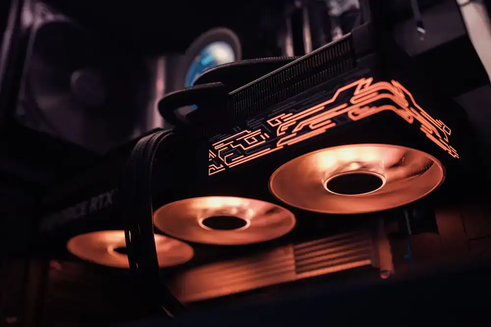High end 1440p gaming PC with RGB lighting
